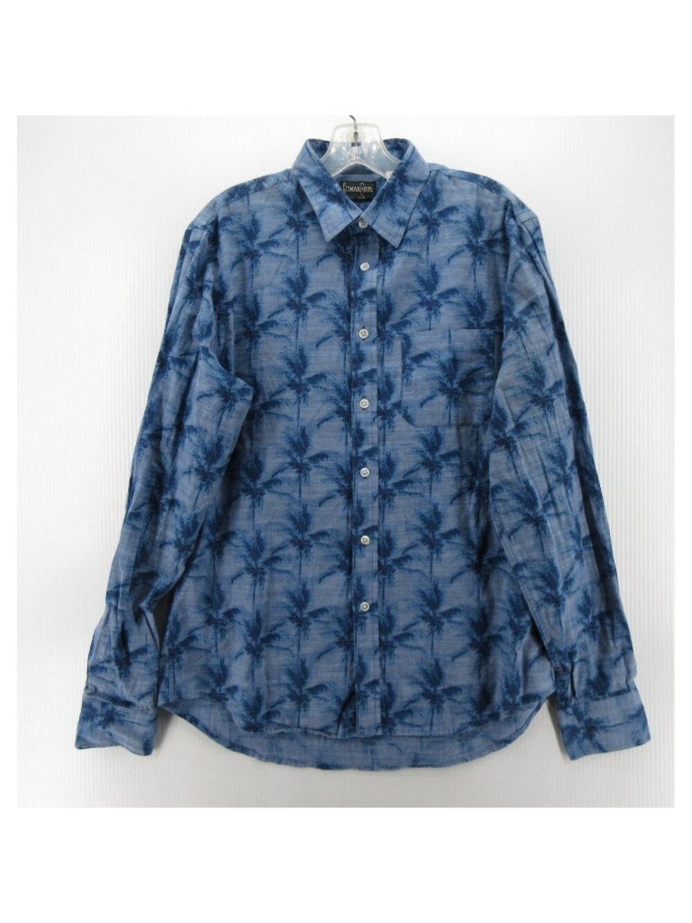 VGT Gitman Bros Shirt Large Hawaiian AOP Button Up Resort Tropical USA